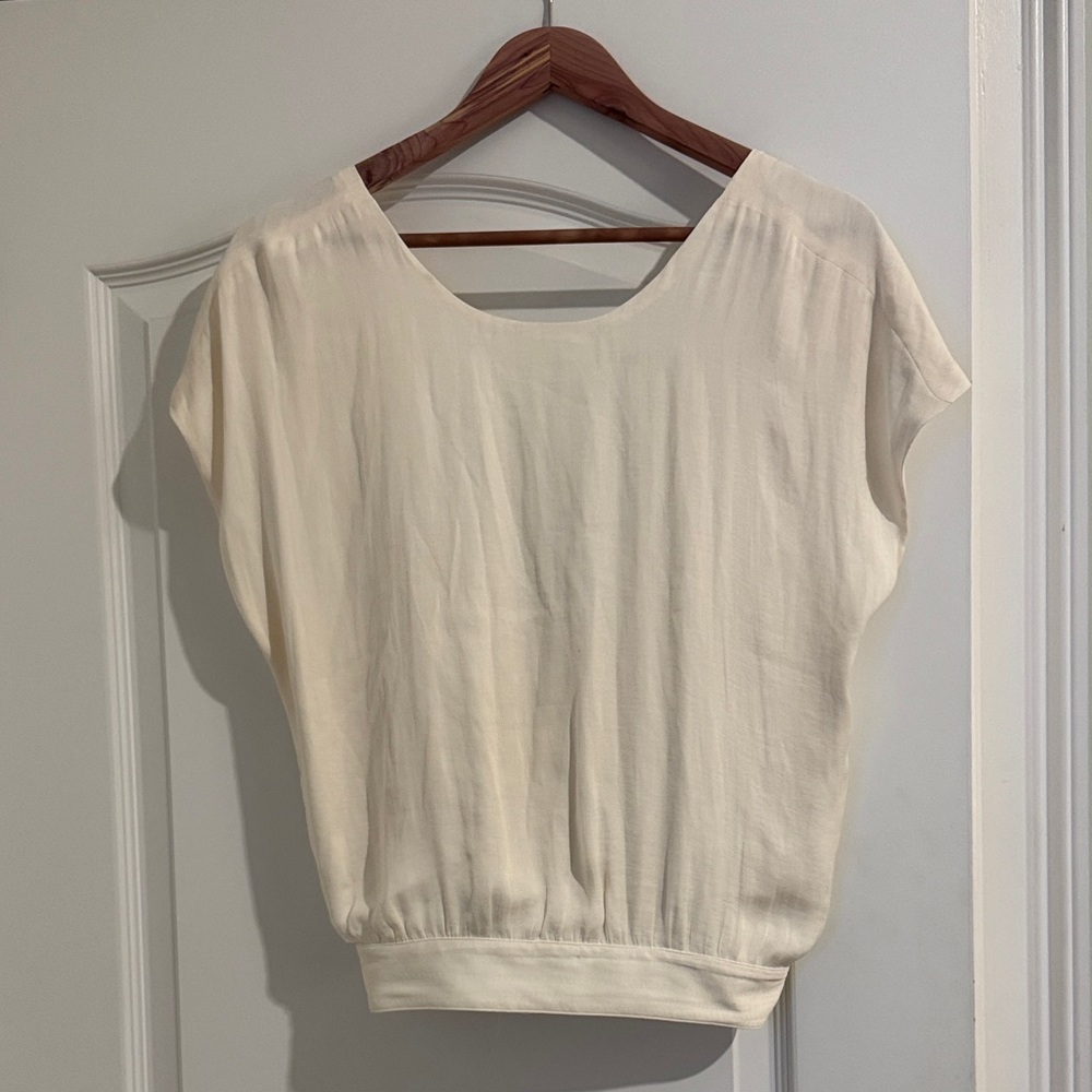 Anthropologie Open Back Top